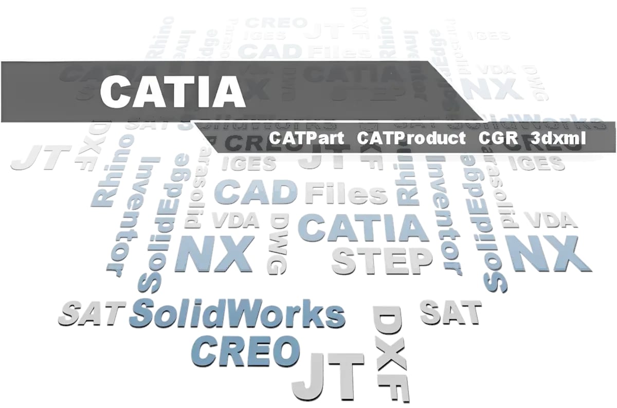CATIA CATPart und CATProduct Viewer - 3D-Tool öffnet CATIA-V5- und V6-Dateien sowie STEP, IGES, Designcenter (NX) und JT