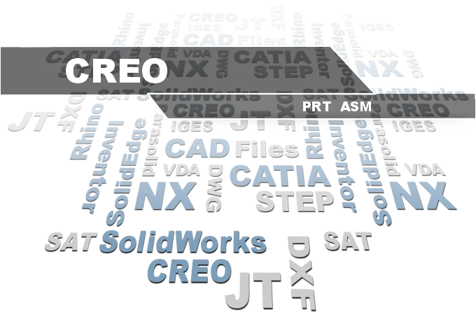 PTC Creo-Viewer - 3D-Tool öffnet Creo-PRT- und ASM-Dateien neben CATIA, SolidWorks, Siemens NX und STEP