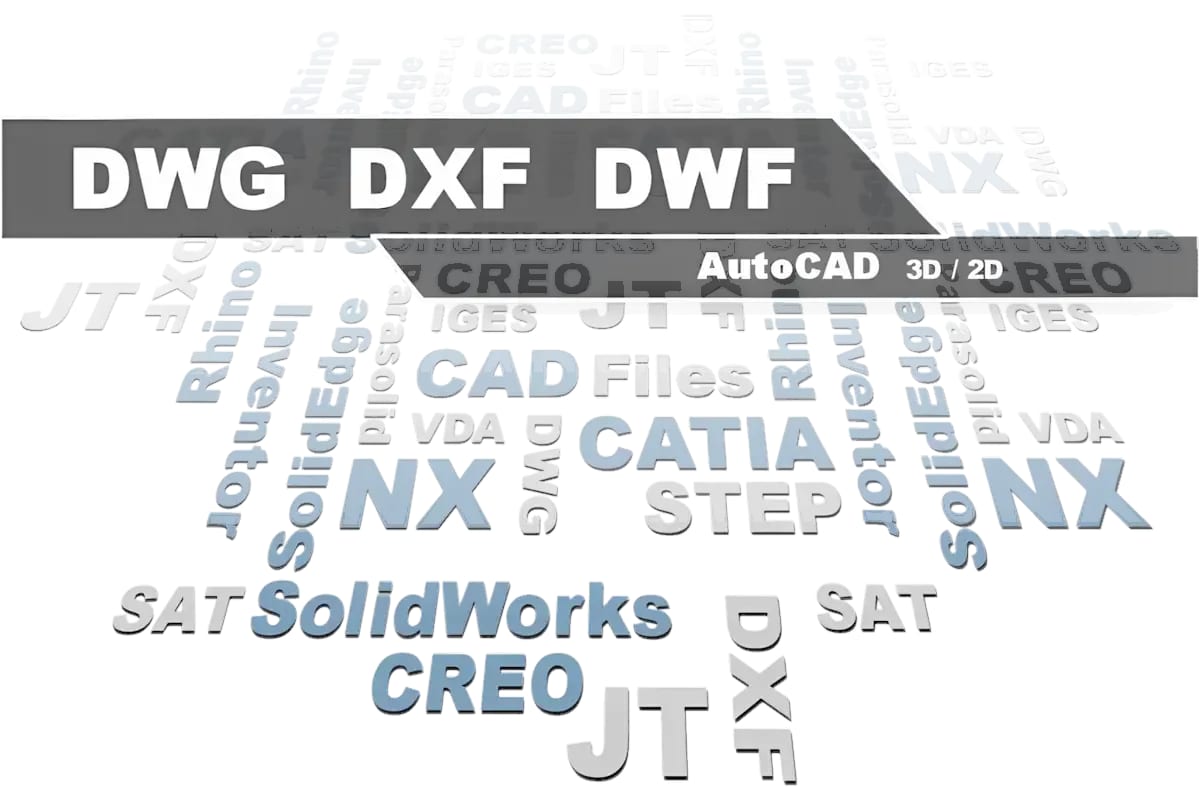 AutoCAD DWG- und DXF-Viewer - 3D-Tool öffnet DWG-, DXF- und DWF-Dateien aus AutoCAD, Inventor u. a.