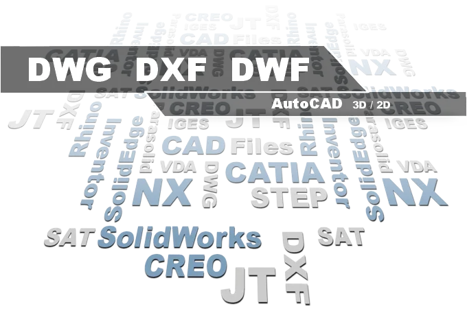 AutoCAD DWG- und DXF-Viewer - 3D-Tool öffnet DWG-, DXF- und DWF-Dateien aus AutoCAD, Inventor u. a.