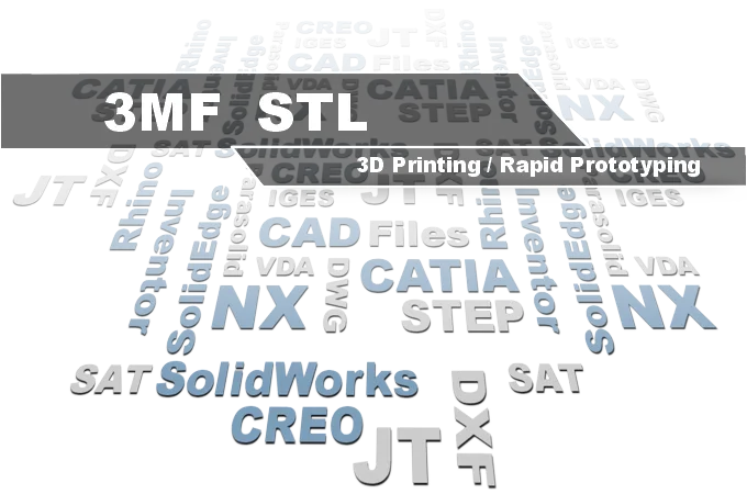 Kostenloser STL- und 3MF-Viewer - 3D-Tool öffnet STL- und 3MF-Dateien aus allen gängigen CAD-Systemen