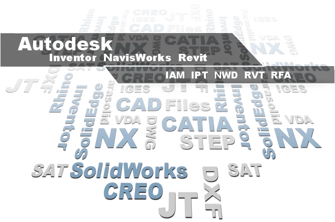 Autodesk Inventor IAM- und IPT-Viewer - 3D-Tool öffnet Inventor-Dateien sowie Revit, Navisworks, CATIA und STEP
