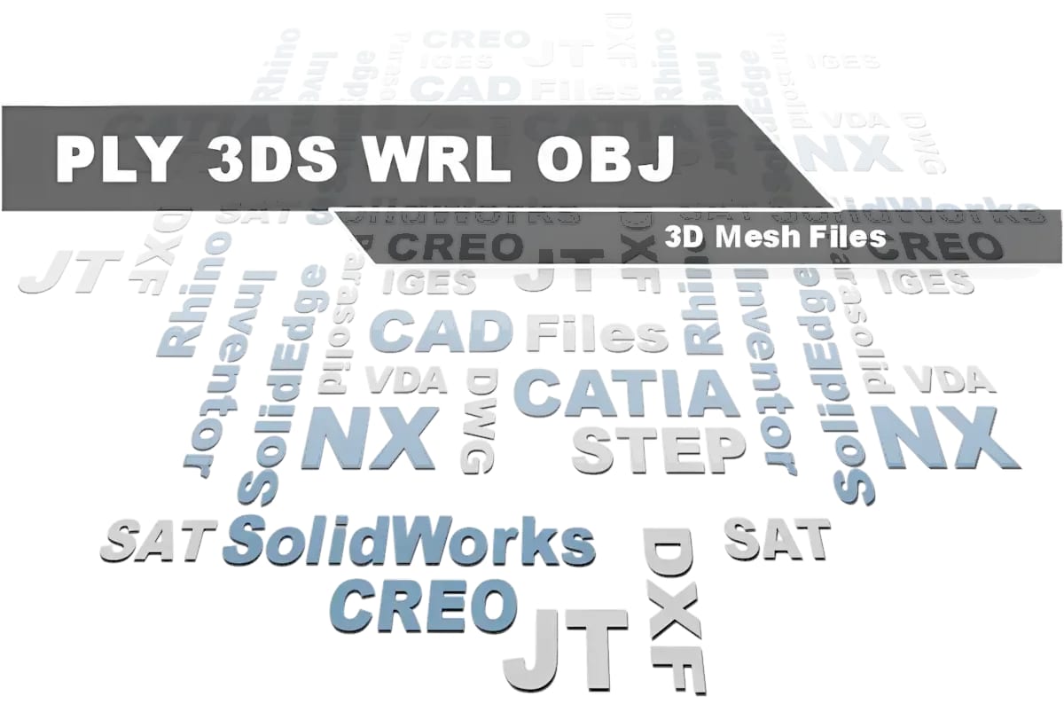 3D-Tool Viewer für PLY, 3DS, VRML/WRL und OBJ - Polygonnetz-Dateien öffnen und analysieren