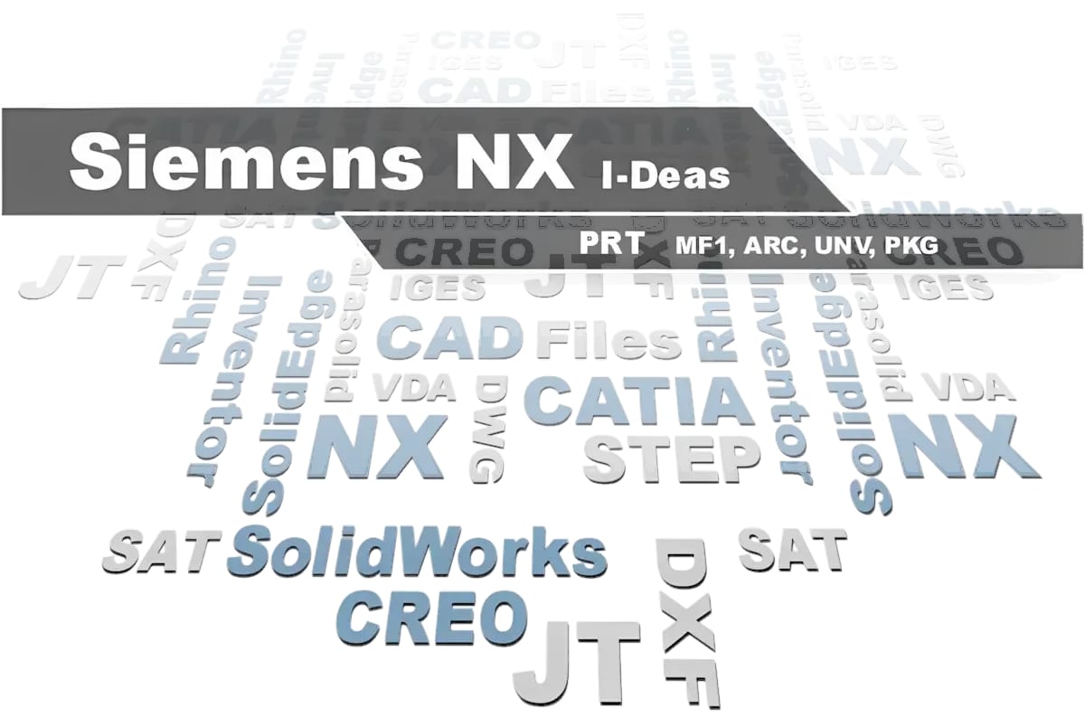 Viewer für Designcenter (NX) - 3D-Tool öffnet PRT- und I-DEAS-MF1-Dateien neben CATIA, STEP und SolidWorks