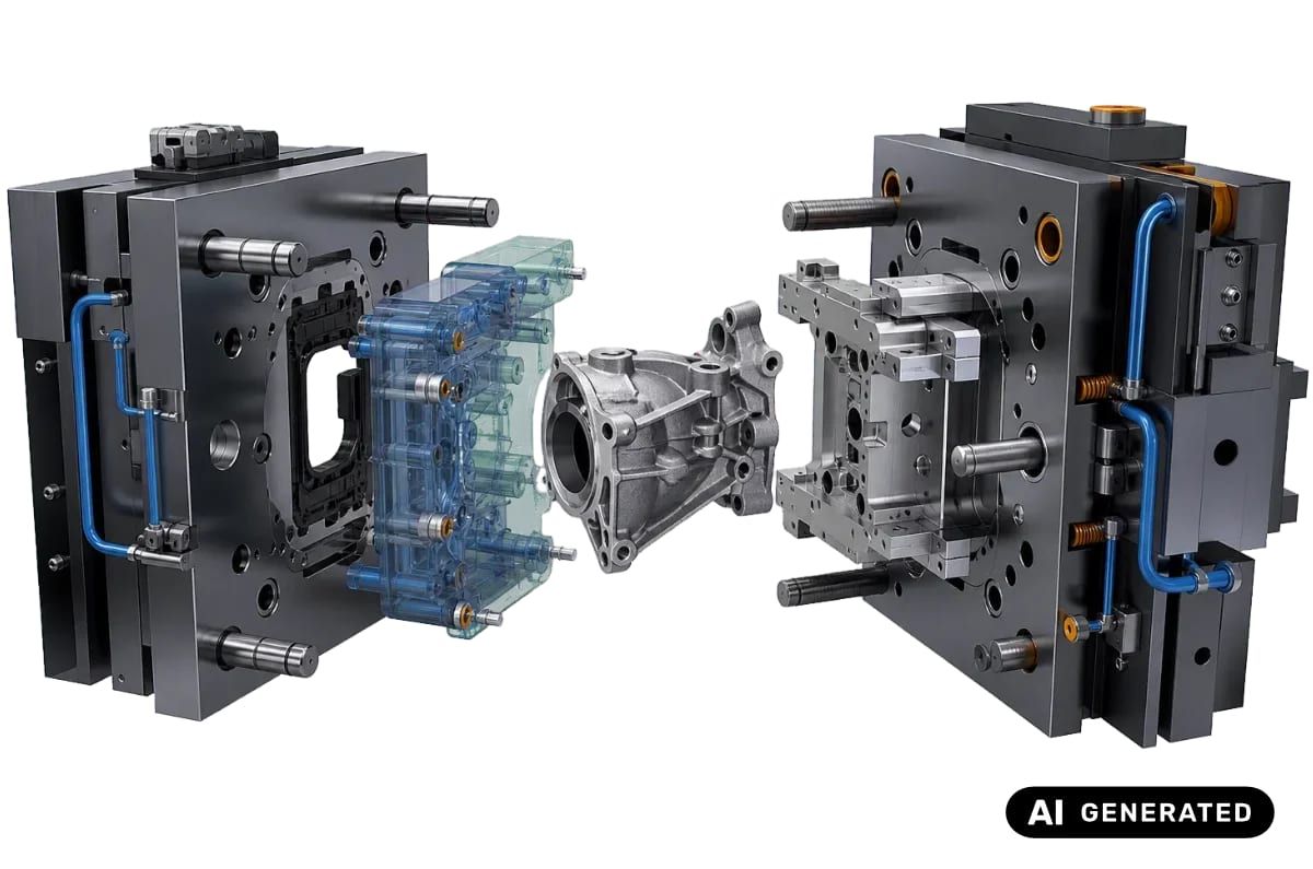 Bauteil für eine Werkzeuganalyse in 3D-Tool