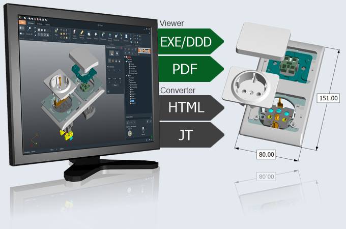 3D Teamwork mit dem kostenlosen 3D-Tool Free Viewer oder per 3D-PDF