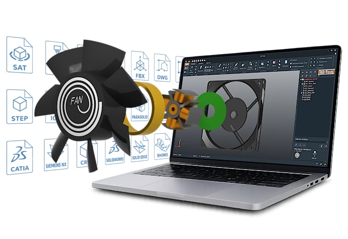 3D-Tool CAD-Viewer - CATIA, STEP, SolidWorks und Siemens NX ohne CAD-System öffnen, messen und analysieren