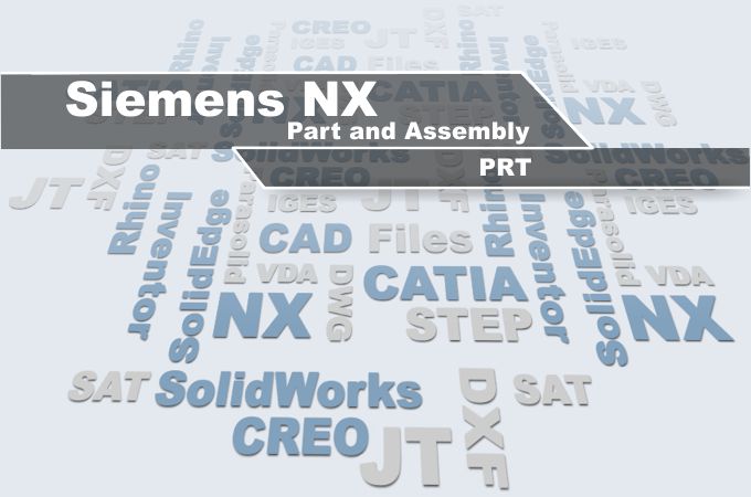 Siemens-NX-Viewer für PRT Teile und Baugruppen