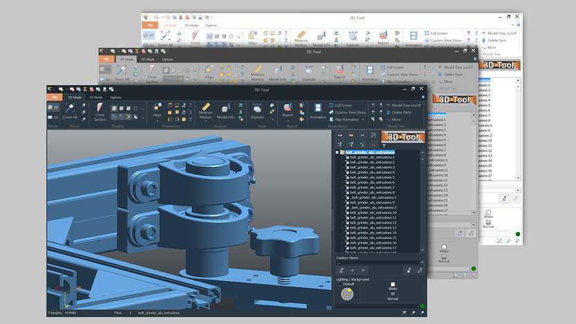 Die neuen Farbstile des 3D-Tool CAD Viewers