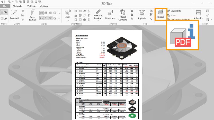 Such- und Filterfunktionen im 3D-Tool Modellbaum